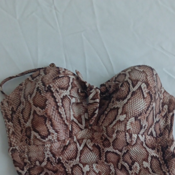 Davina Snake Print One-Piece Swimsuit - Picture 6 of 10